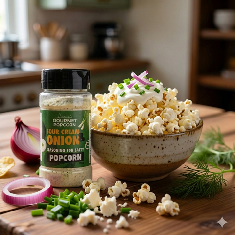 Příchutě na popcorn Sour Cream & Onion