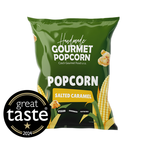 Vegan Popcorn slaný karamel 80g