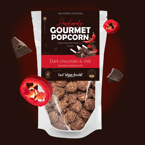 Hořká čokoláda s chilli 75g