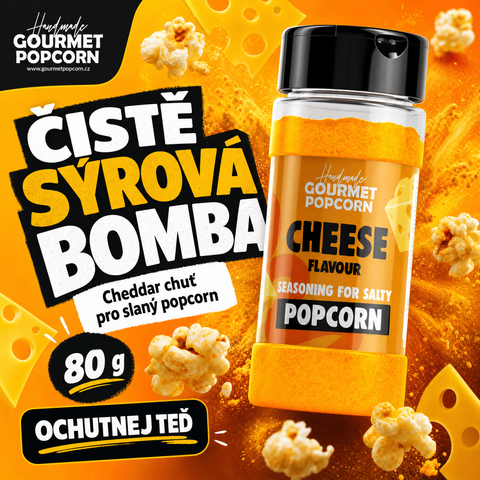 Příchutě na popcorn Cheese