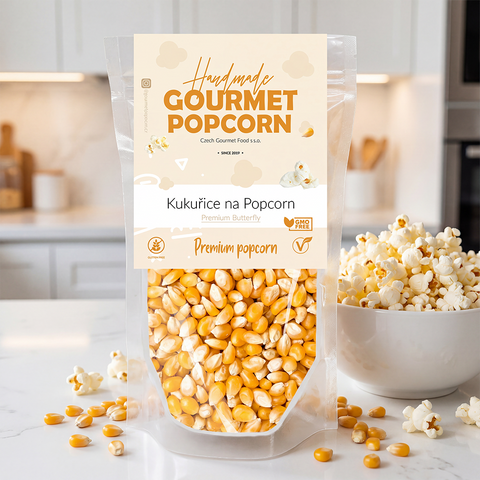 Premium kukuřice na popcorn Butterfly 500g