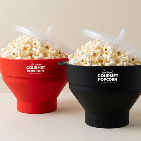 Silikonová mísa na popcorn do mikrovlnky – skládací